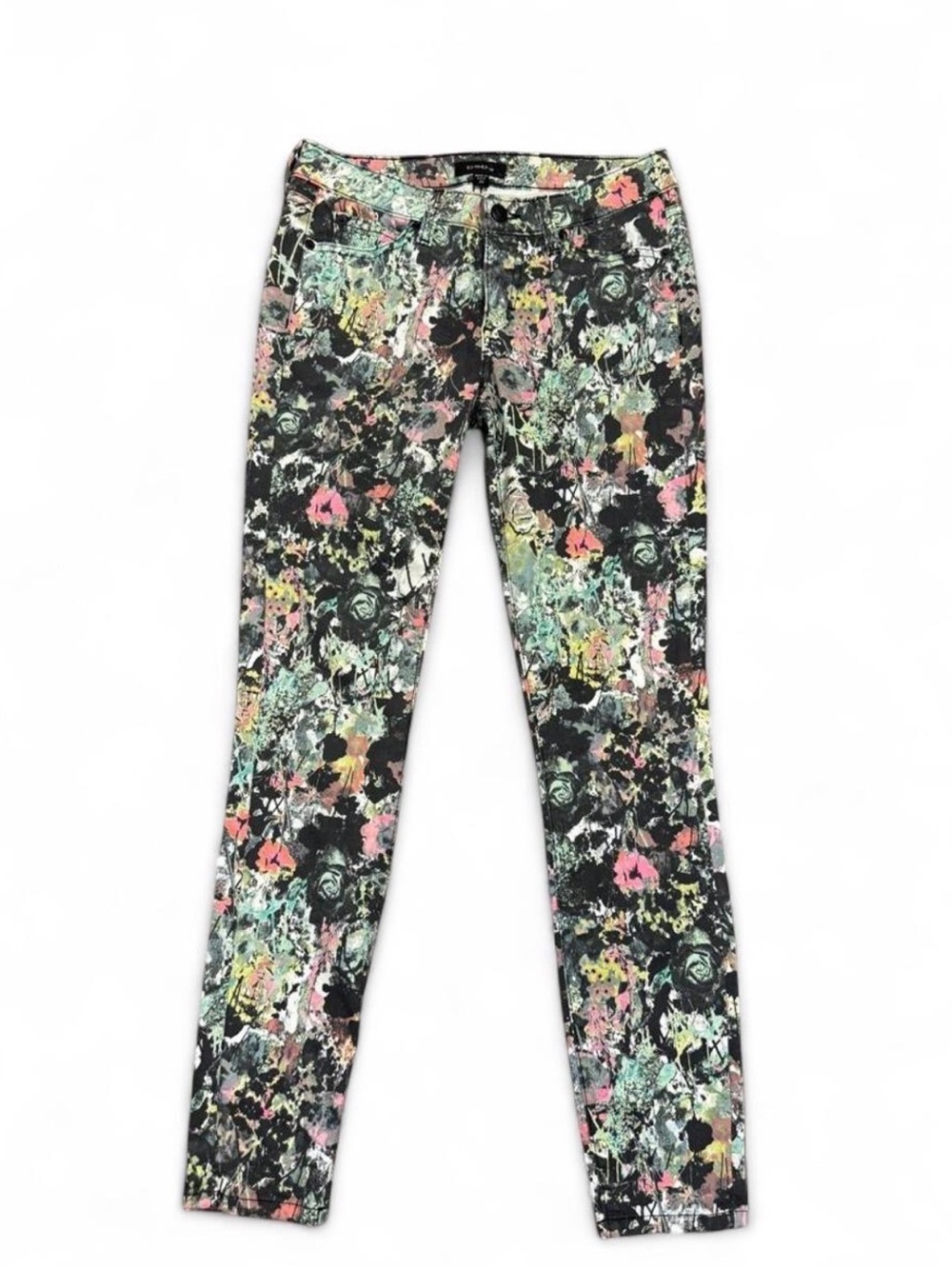 Y2K Bebe floral print skinny jeans